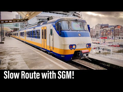 Trein Cabinerit / Hoorn - Alkmaar - Haarlem - Amsterdam / SGM Sprinter / Mei 2019