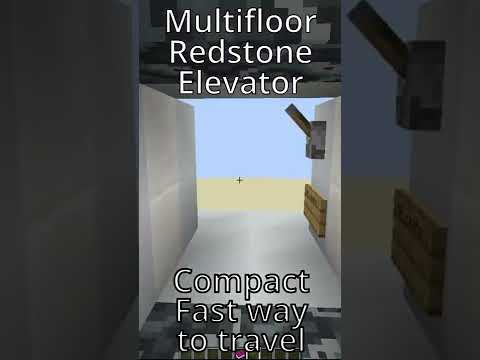 Insane Multifloor Elevator! Minecraft Redstone