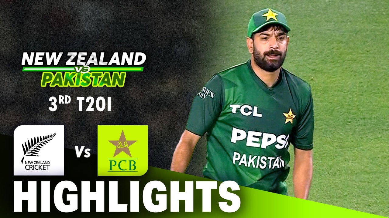 NZ Vs PAK 3rd T20I | Cricket Highlights | Pakistan Tour Of New Zealand | 21st March 2025