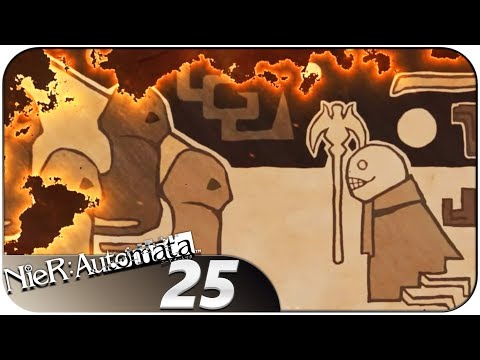 NieR: Automata (PS4, Let's Play, Blind) | Emil's Luna Tear Garden | Part 25