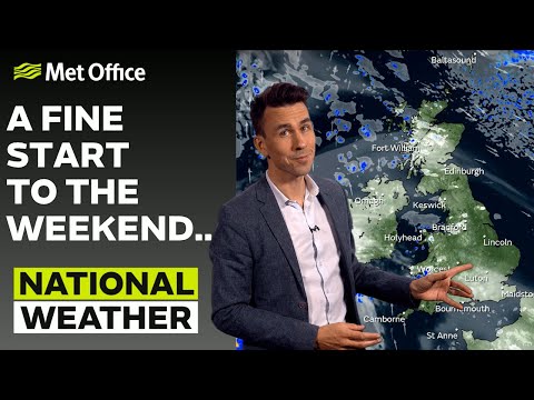 29/09/23 – Fine start to the weekend – Evening Weather Forecast UK – Met Office Weather