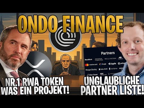 Ondo Finance – UNGLAUBLICHE Partnerliste! 😳 Nr. 1 bei RWA-Token?! 😮 Was für ein Projekt! 🚀