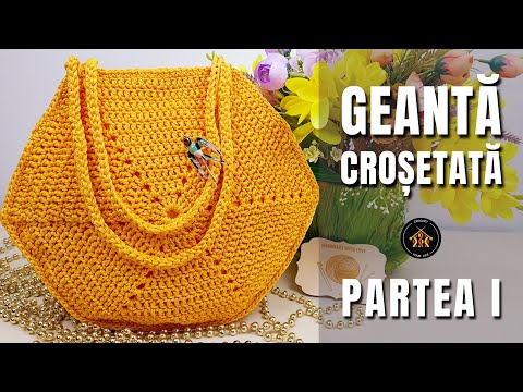 Cum crosetam geanta Zambetul soarelui - Partea I