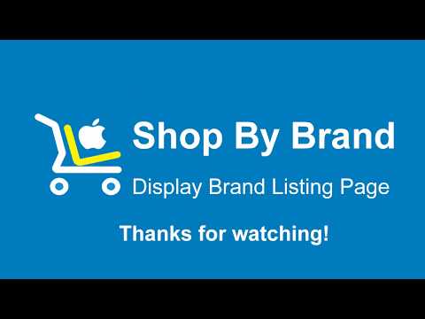 Magento 2 Shop By Brand | Display Brand Listing Page