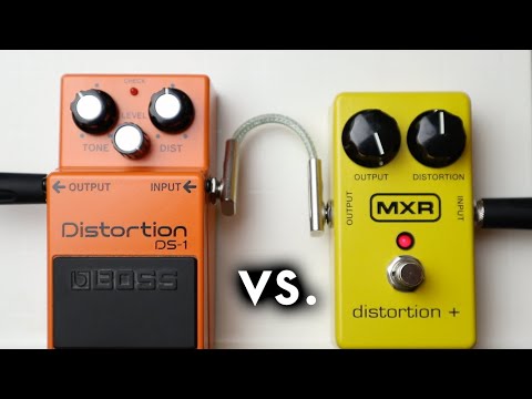 MXR Distortion + vs. Boss DS-1 Distortion