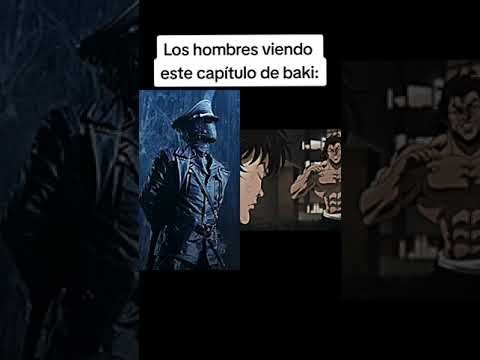 Yujiro Hanma le da cariño a su hijo baki #bakihanmaseason2 #netflix #yujirohanma