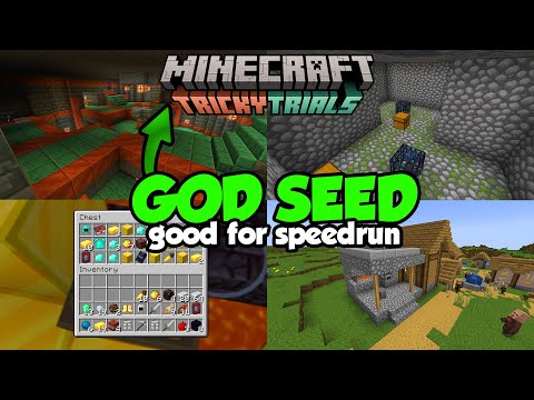 BEST OP Loot Survival/Hardcore/Speedrun Seed for Java 1.21 | Minecraft