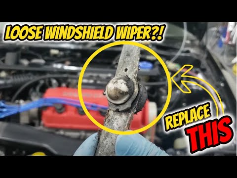 Fixing Loose Wipers In The EF Civic By Replacing Wiper Linkage Bushings For LESS THAN $7👍