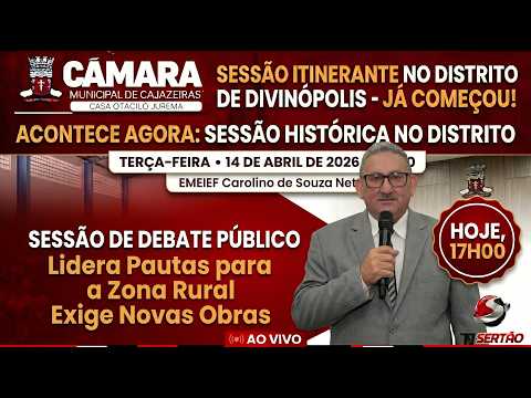 Sessão Especial Itinerante em Divinópolis - Câmara Municipal de Cajazeiras - 14 de abril de 2026