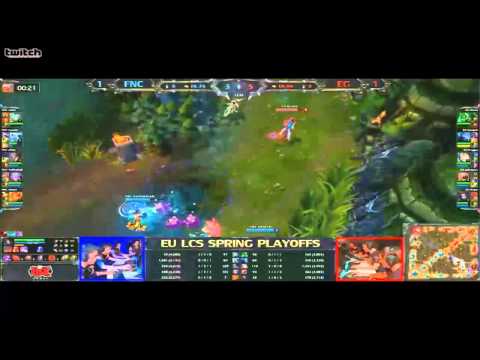 Fnatic vs Evil Genius EG) GAME 3 Spring Playoffs European LCS