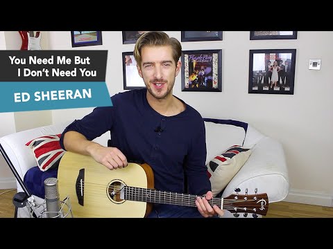 ED SHEERAN - You Need Me But I Don't Need You Guitar Tutorial - How to play - LOOPER PEDAL