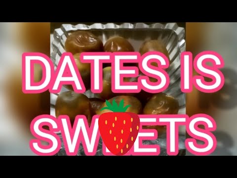 Dates Or Tamar In Arabic ( SWEETS) #RECCA&GEL