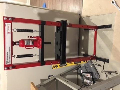 Review On The Strongway 12 Ton Hydraulic Shop Press