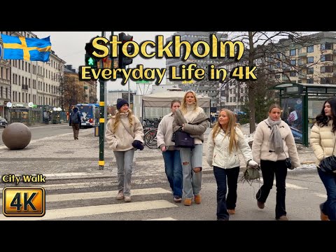🇸🇪 Stockholm and Stockholmers – Everyday Life in 4K