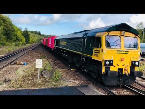 66558 @ Micheldever with an Ilkey Moor Bah Tat, 26/9/19