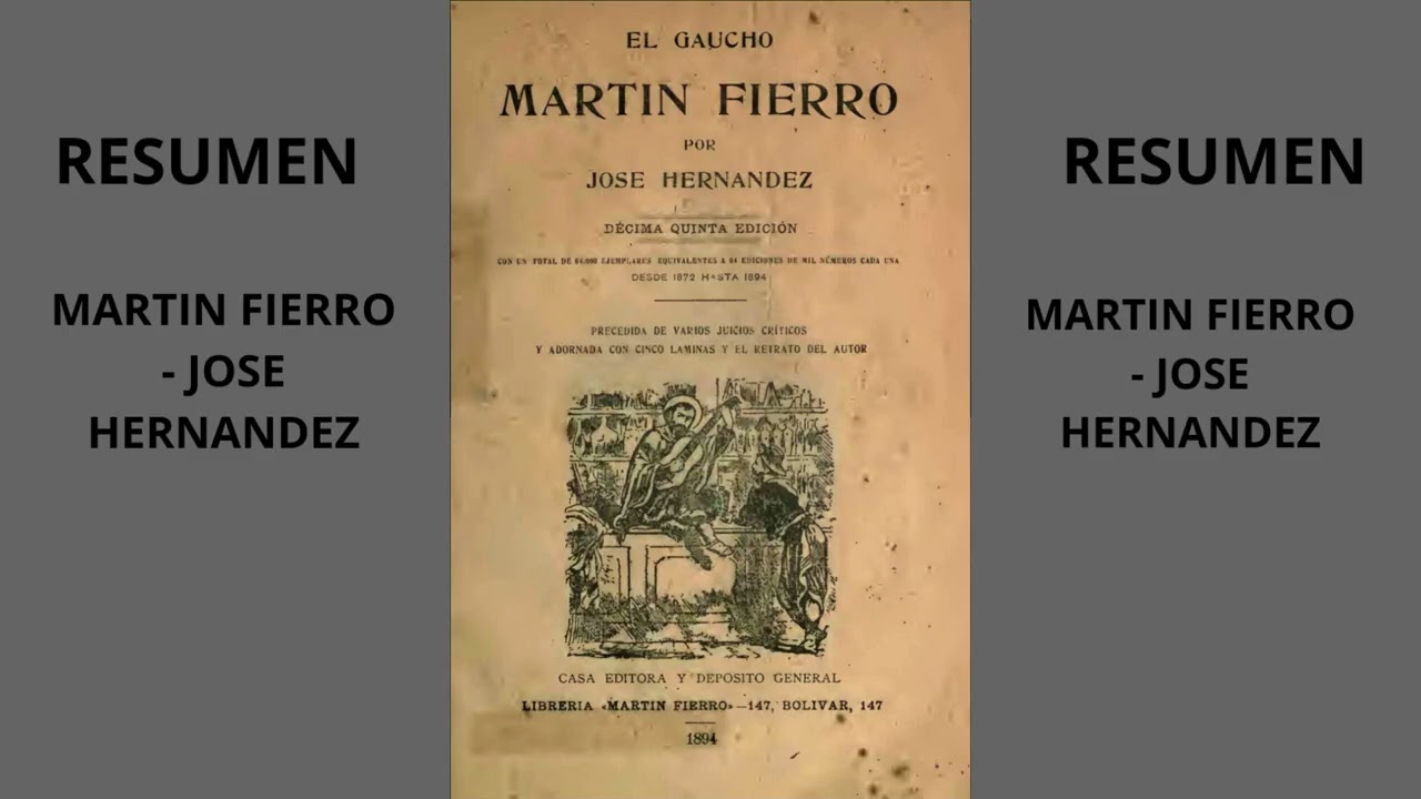 🐎🔥 Martín Fierro de José Hernández – Resumen del Clásico de la Literatura Gauchesca 📖⚔️