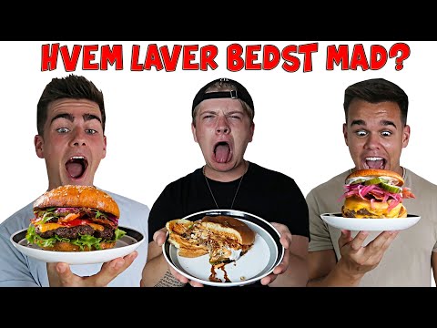 HVEM LAVER DEN BEDSTE BURGER?? - Mads Gottlieb, Tobias Møller, Jeppe Ølgaard