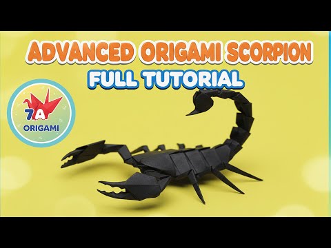 Origami Scorpion | How to make an origami scorpion?