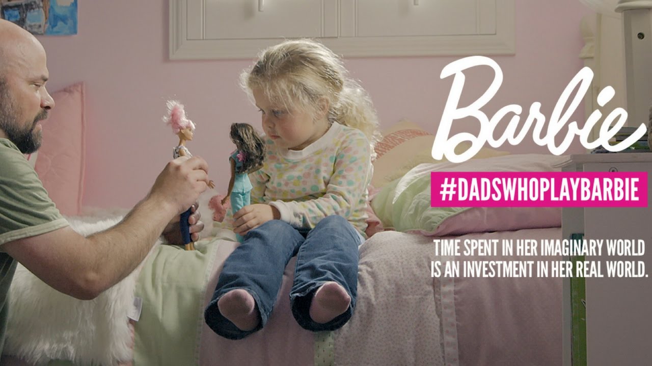 Dads who play Barbie