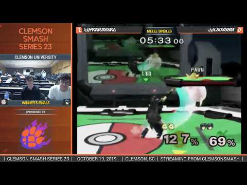 Clemson Smash Series 23 - Winners Finals - LSD (Marth) vs. Panko (Jigglypuff) - SSBM