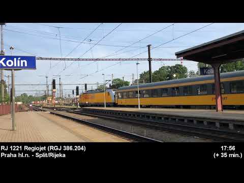 První RegioJet do Chorvatska - RJ 1221 - 3.6.2022 / First RegioJet to Croatia