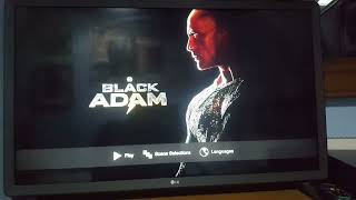 Opening to Black Adam 2022/2023 DVD UK