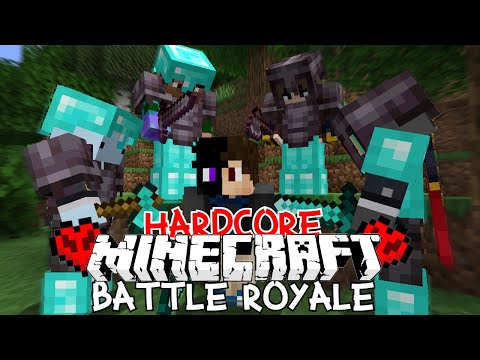 100 Minecraft Players Simulate a Battle Royale