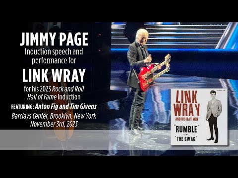 Jimmy Page performing Rumble for Link Wray’s Rock Hall Induction 11/3/2023 #RockHall2023 #RRHOF