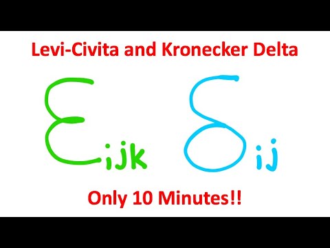 Levi Civita Symbol and Kronecker Delta