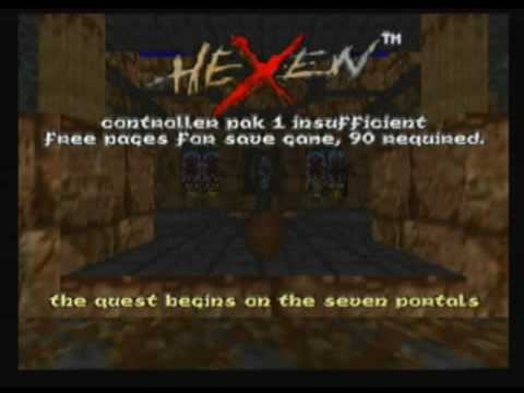 Hexen 64 - Title and Demo Play