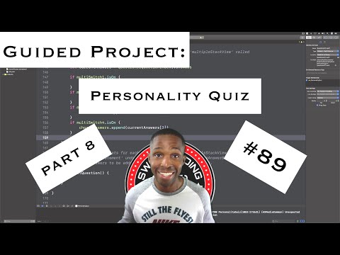 App Development with Swift Guided Project 3: Personality Quiz - Part 8