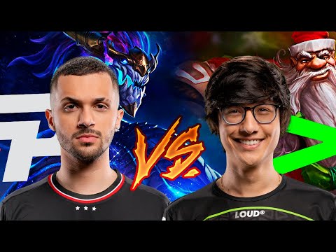DYNQUEDO DE AURELION VS TINOWNS DE GRAGAS, PAIN VS LOUD, DUELO DE CBLOL 2023 NO MID!