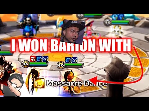 BARION vs WIND Chakram & Boomerang Warrior in Summoners War - Summoners Live