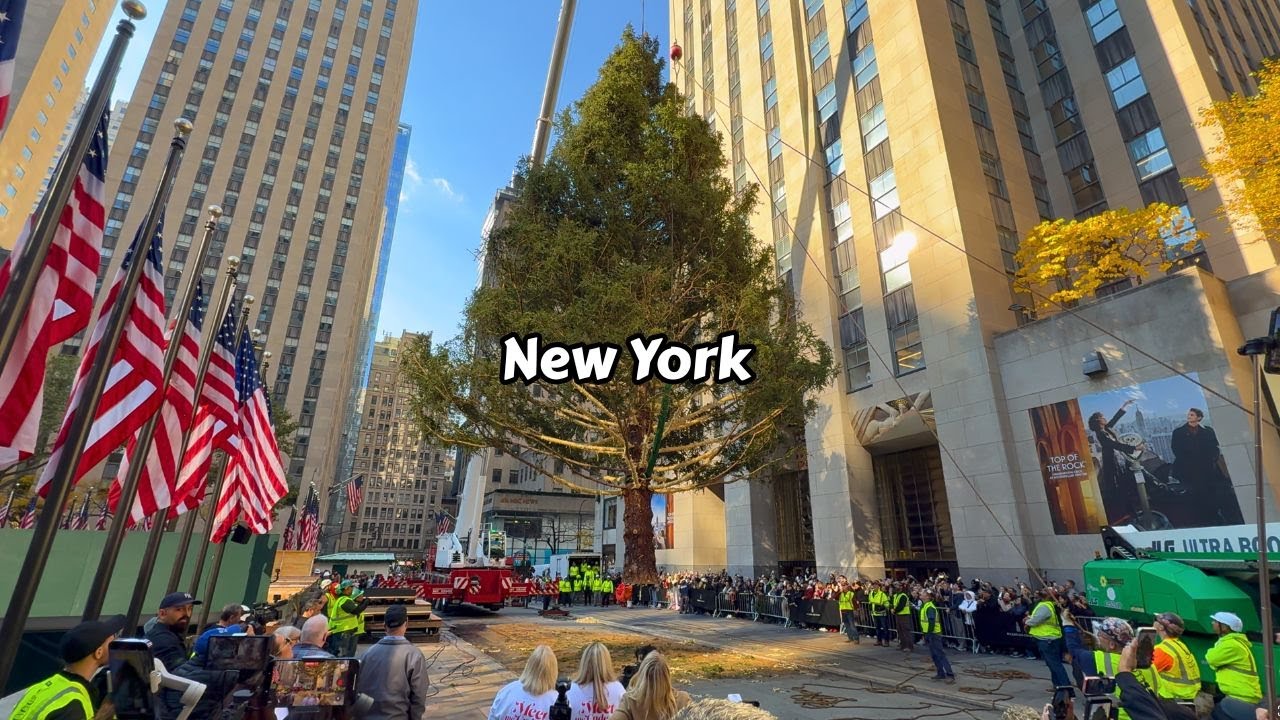 NYC Rockefeller Center Christmas Tree 2025