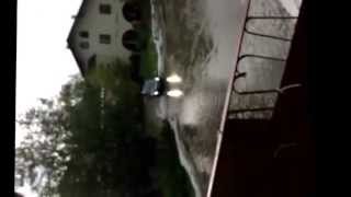 preview picture of video 'Obing 09.06.2013 Hochwasser'