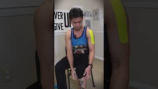 Therapist Shares the Kinesio Tape For Shoulder and Knee #therapy #tips