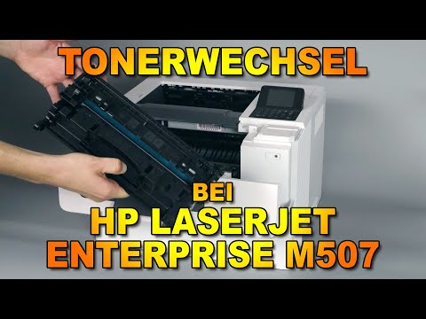 Toner-Kartuschenwechsel bei HP Laserjet Enterprise M507 dn/dng/n/x