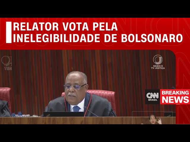 Relator vota pela inelegibilidade de Bolsonaro | WW