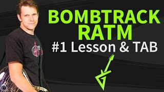 How To Play Bombtrack Guitar Lesson &amp; TAB #1Rage Against The Machine