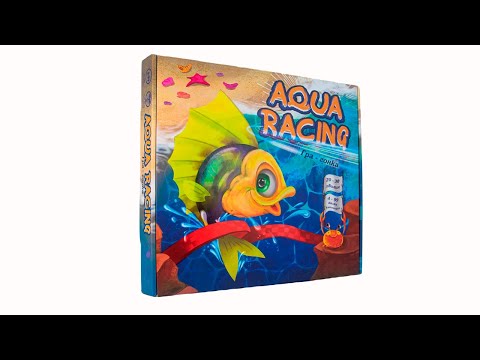Настольная игра Aqua Racing бродилка с рыбками для детей от 4 лет 2 4 игрока Strateg 30416 - фото 1 - id-p3201882330