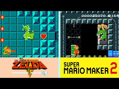 Super Mario Maker 2: The Legend of Zelda: Dungeon 1