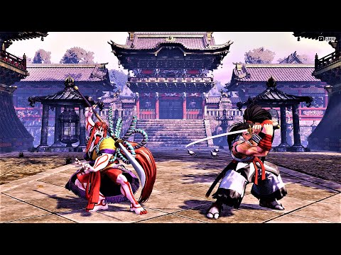 Kyoshiro Senryo vs Haomaru (Hardest ) Samurai Shodown