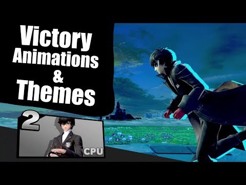 Joker's Victory Animations & Themes - Super Smash Bros. Ultimate