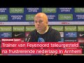 Slot over tijdrekken Vitesse tegen Feyenoord: 'Voorkomen door goals niet zo eenvoudig weg te geven'