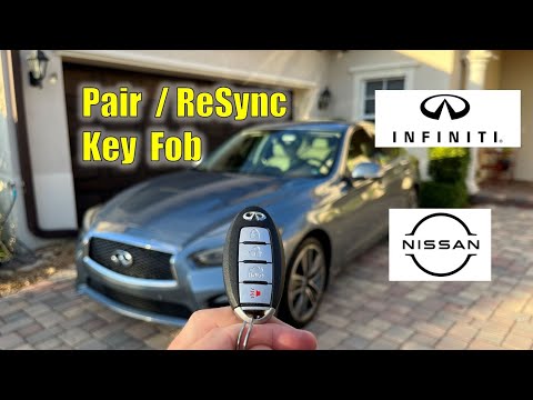 Pair or Resync Key Fob on Infiniti or Nissan 2013 - 2022