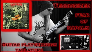 TERRORIZER - Fear of Napalm - Guitar & Tablature - Old School Death Metal / Grindcore