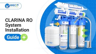 Installing and Testing the High-end CLARINA Reverse Osmosis Drinking Water Purification System