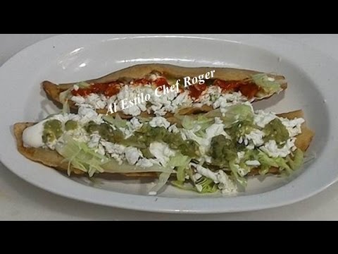 MOLOTES POBLANOS, 312, masa para molotes poblanos | Chef Roger Video