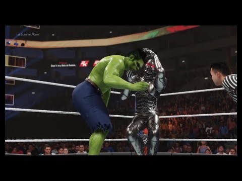 WWE 2K19 - Hulk vs. Terminator - Digital Comics, Marvel Legends, Epic Battle 💯