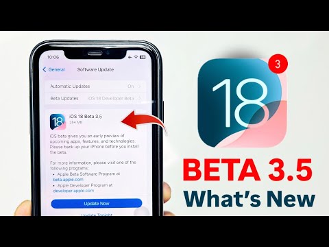 iOS 18 Beta 3.5 New Update- iOS 18 Beta 3 Re- Release What’s New